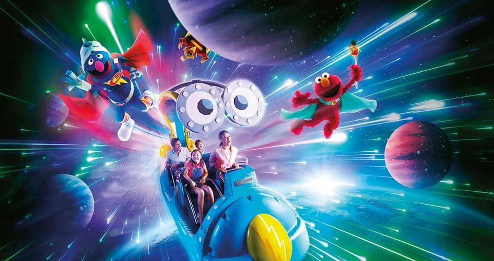 Sesame Street Spaghetti Space Chase at New York zone, Universal Studios Singapore