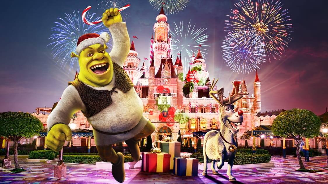 Far Far Away Castle in Universal Studios Singapore 