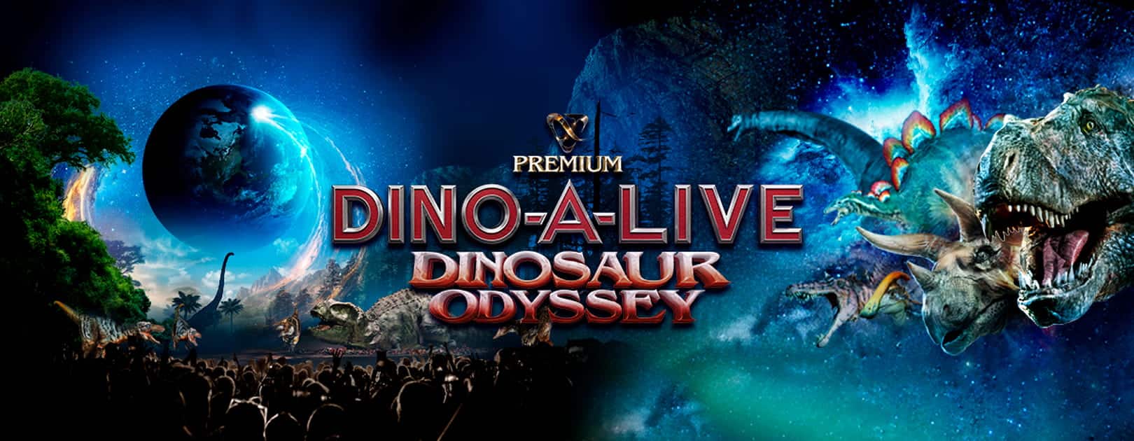DINOSAUR ODYSSEY is a groundbreaking live art entertainment experience that brings dinosaurs to life through innovative technology developed and refined over more than 20 years.