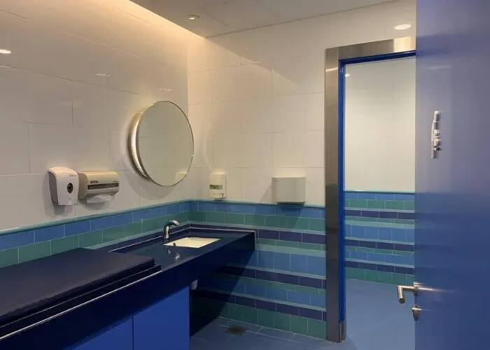 Baby changing facility at S.E.A. Aquarium