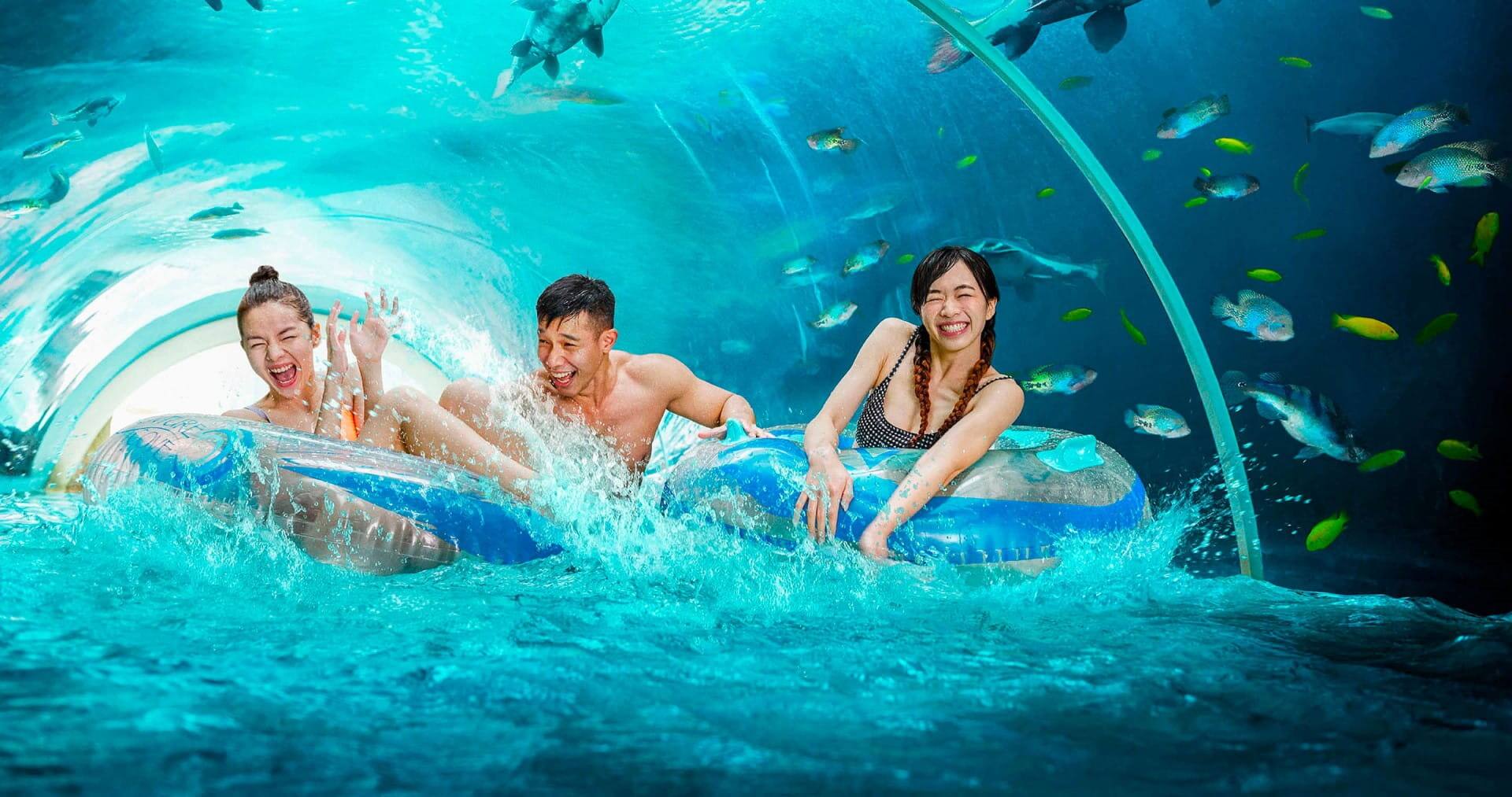 Adventure River Lazy River at Adventure Cove Waterpark