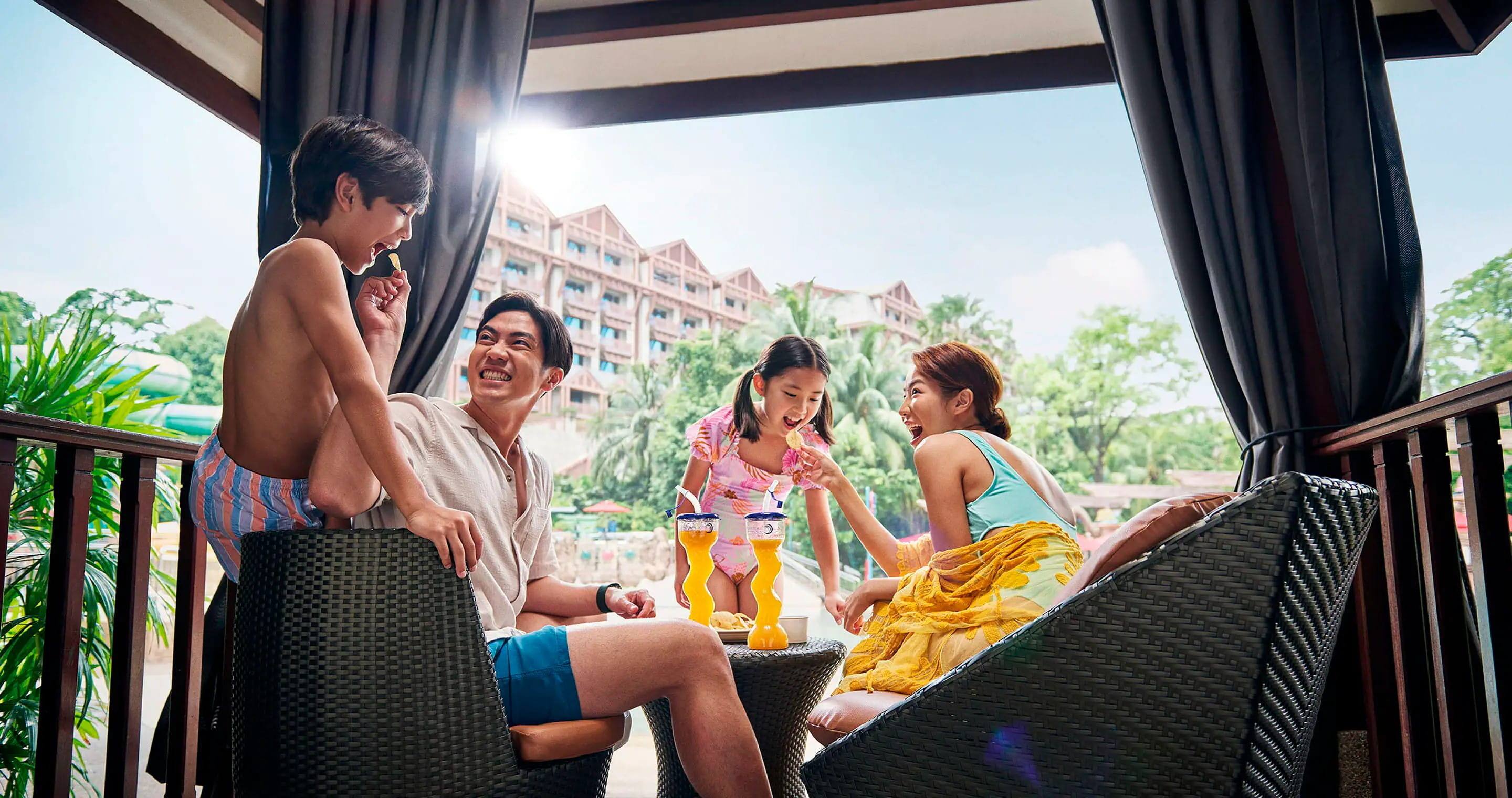 Private Cabana at Adventure Cove Waterpark