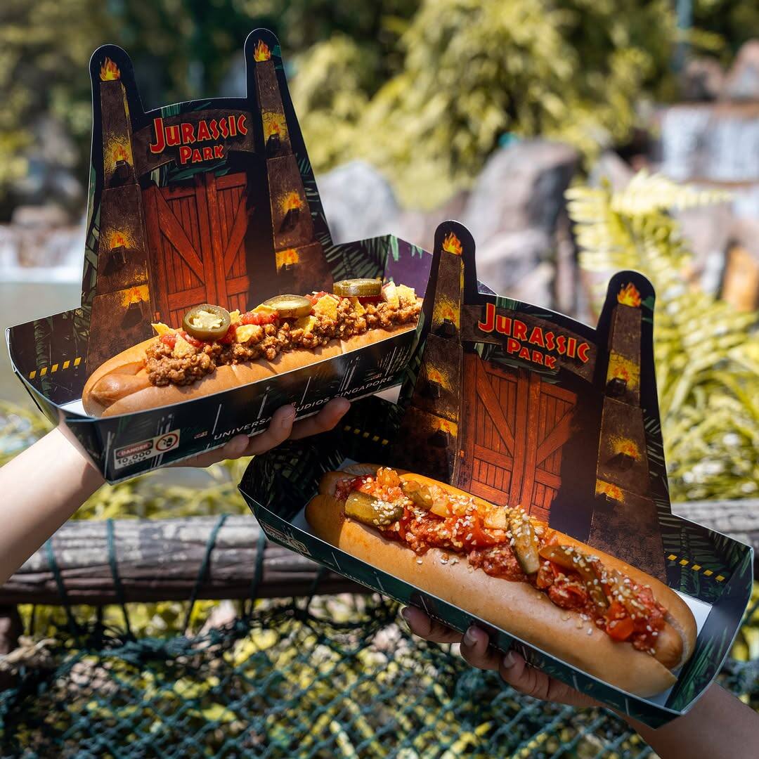 Classic American Hot Dogs at Fossil Fuels Universal Studios Singapore