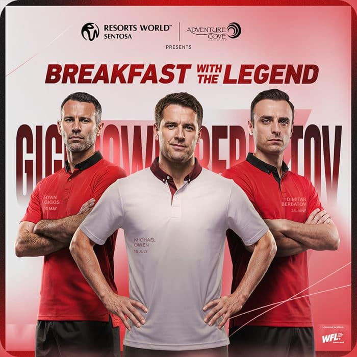 Meet football legends with dad this Father's Day.