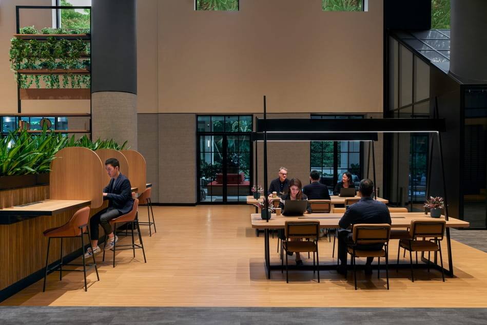 Co-working space at Hotel Ora, Resorts World Sentosa