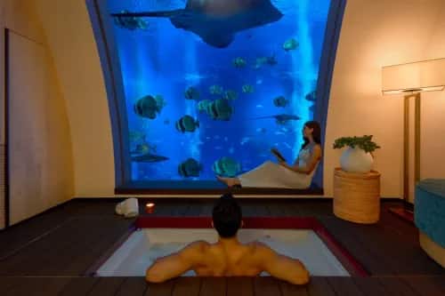 Private in-room jacuzzi at Equarius Ocean Suites, Sentosa