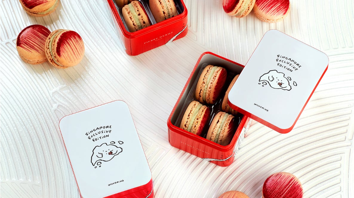 Pierre Hermé Singapore- Petite treats bursting with creativity and flavour in shells of every colour. 