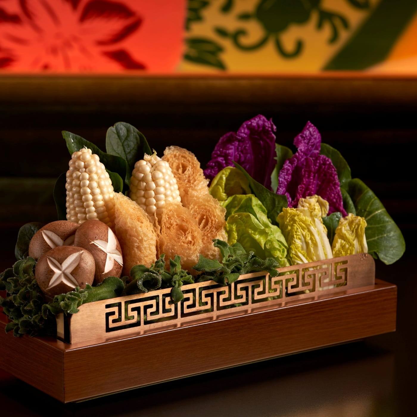 Resorts World Sentosa - QUAN Hotpot - Locally Farmed Vegetables