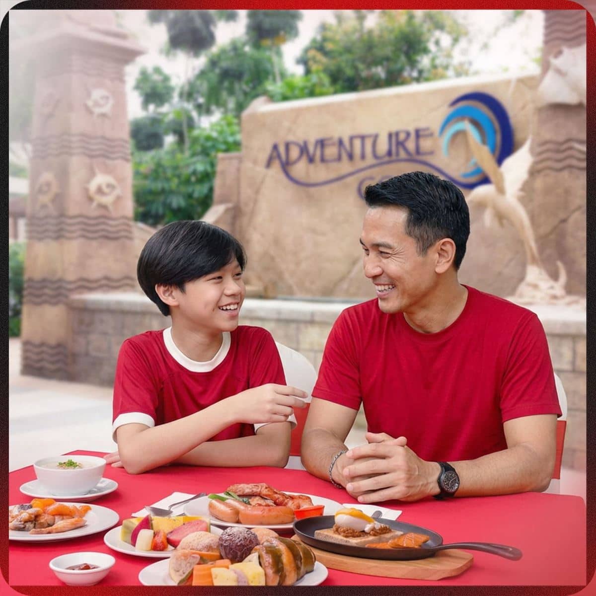 Adventure-Cove-Waterpark-Breakfast with the Legend