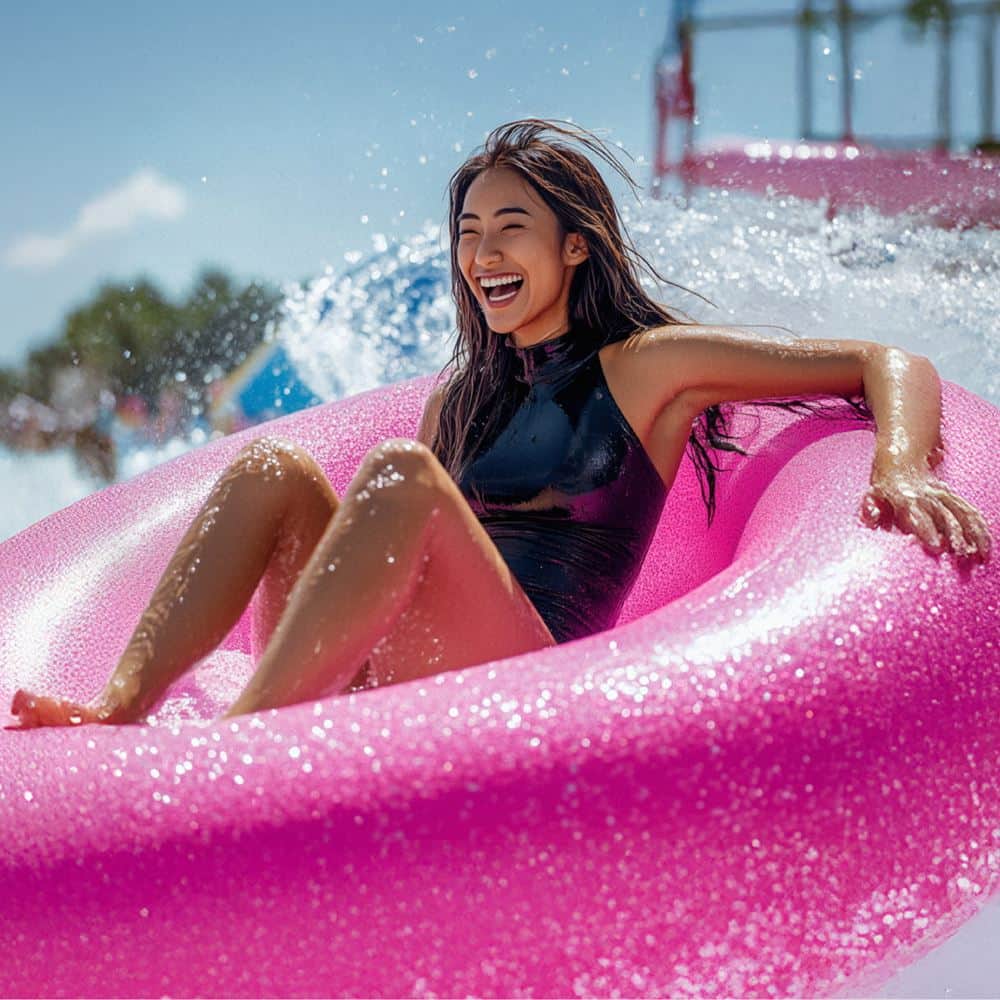 Adventure Cove Waterpark Gaga-themed float