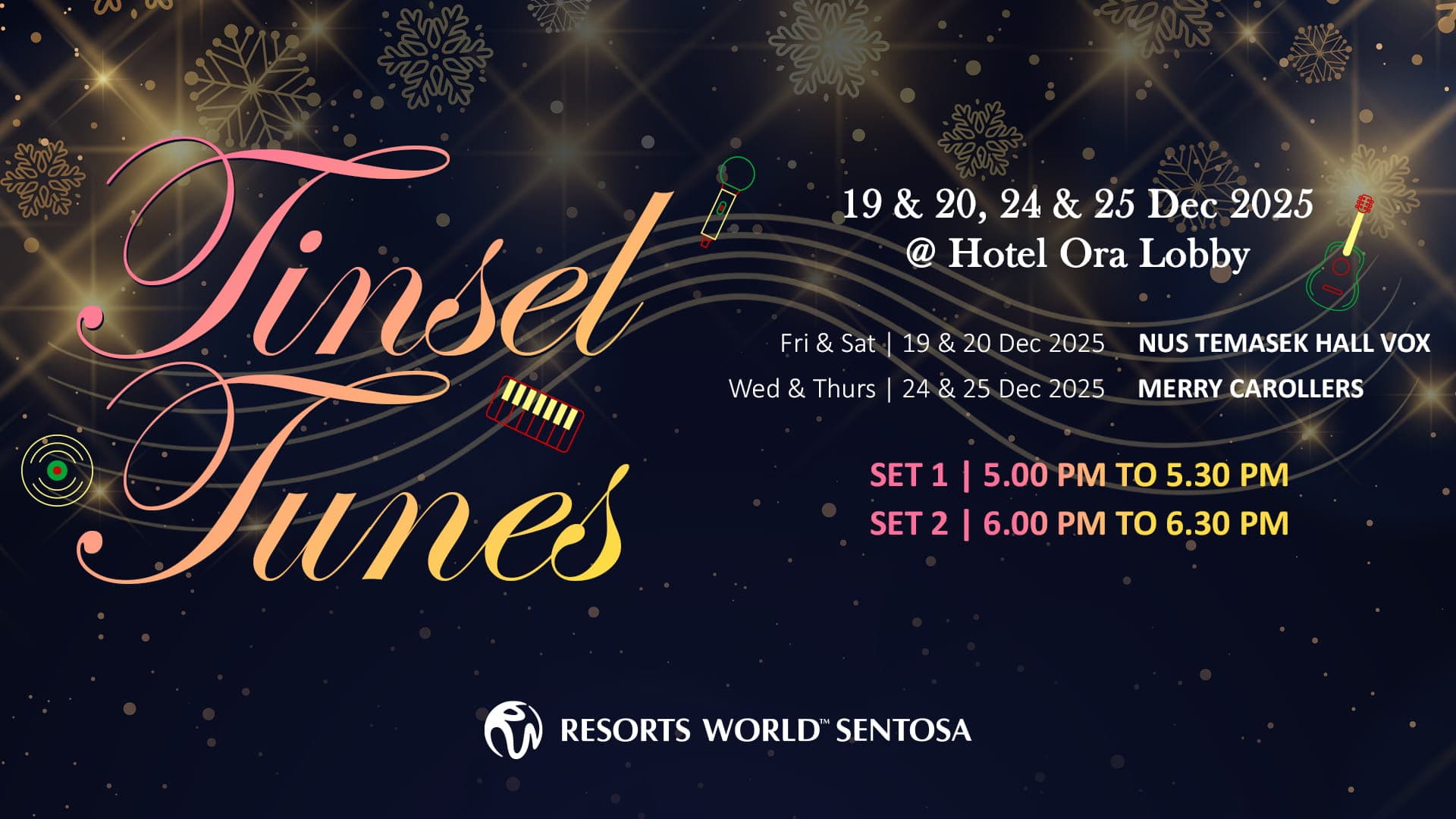 Resorts World Sentosa - Tinsel Tunes