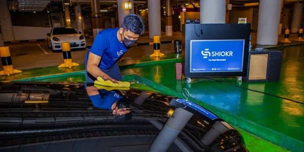 Shiokr on-demand car wash