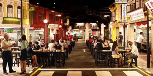 Malaysian Food Street Interior
