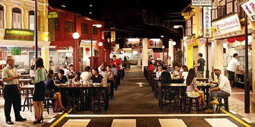 Malaysian Food Street Interior