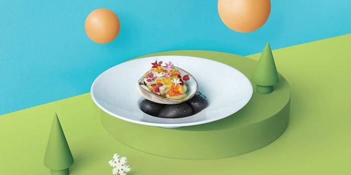 Festive dish at Ocean Restaurant