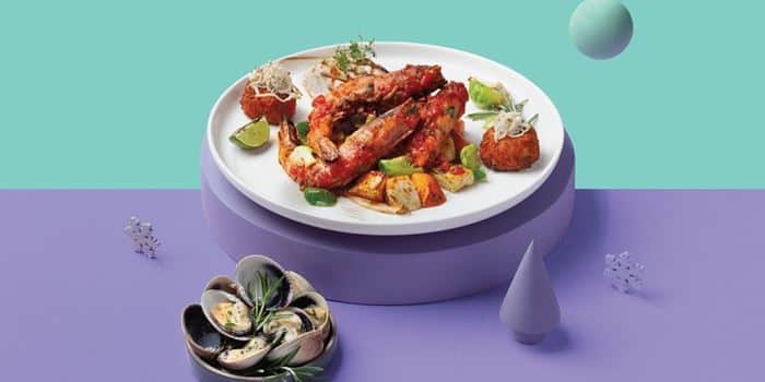 Sharing Seafood Platter at the Osia Steak and Seafood Grill