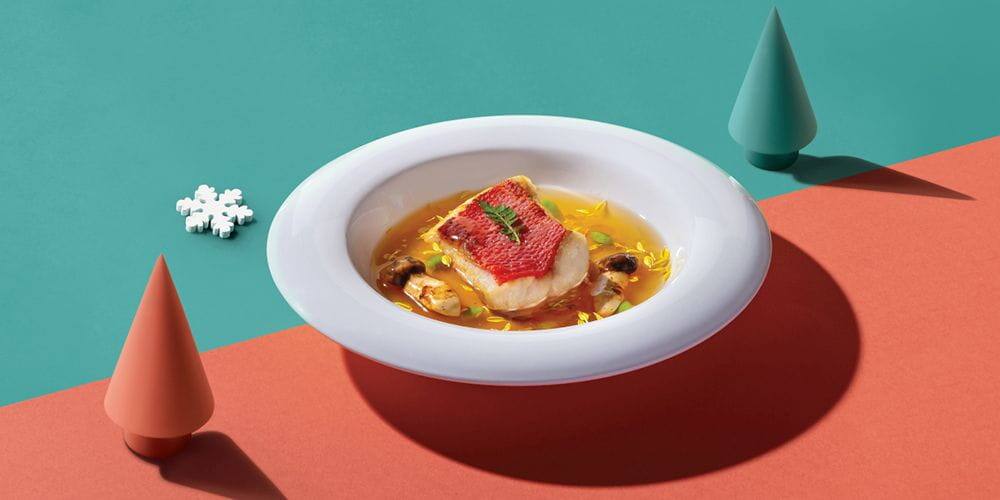 Festive dish at Japanese restaurant Syun