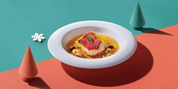 Festive dish at Japanese restaurant Syun