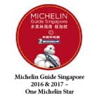 Michelin Guide Singapore 2016 & 2017 - One Michelin Star - Osia