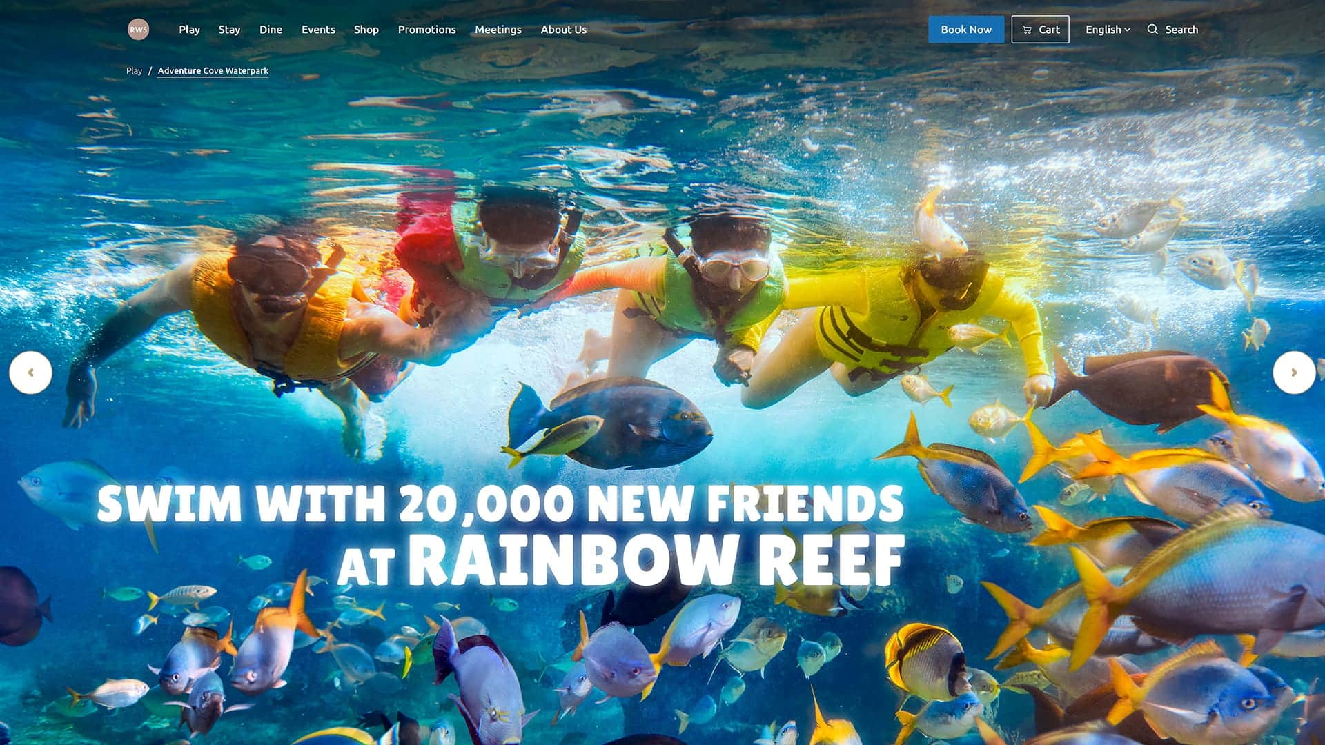Adventure Cove Waterpark Rainbow Reef