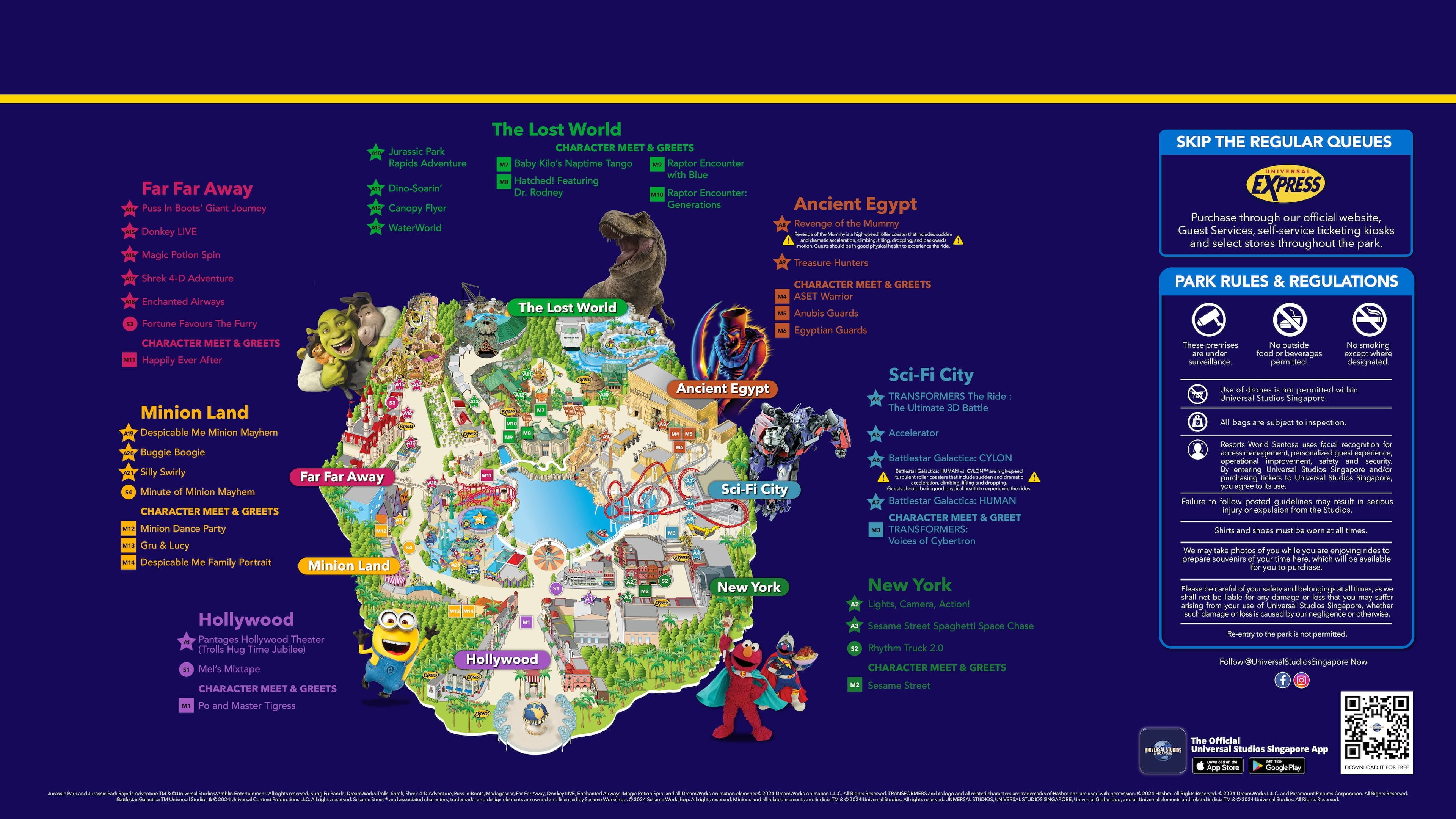 Universal Studio Hollywood Map universal-studio-hollywood-map