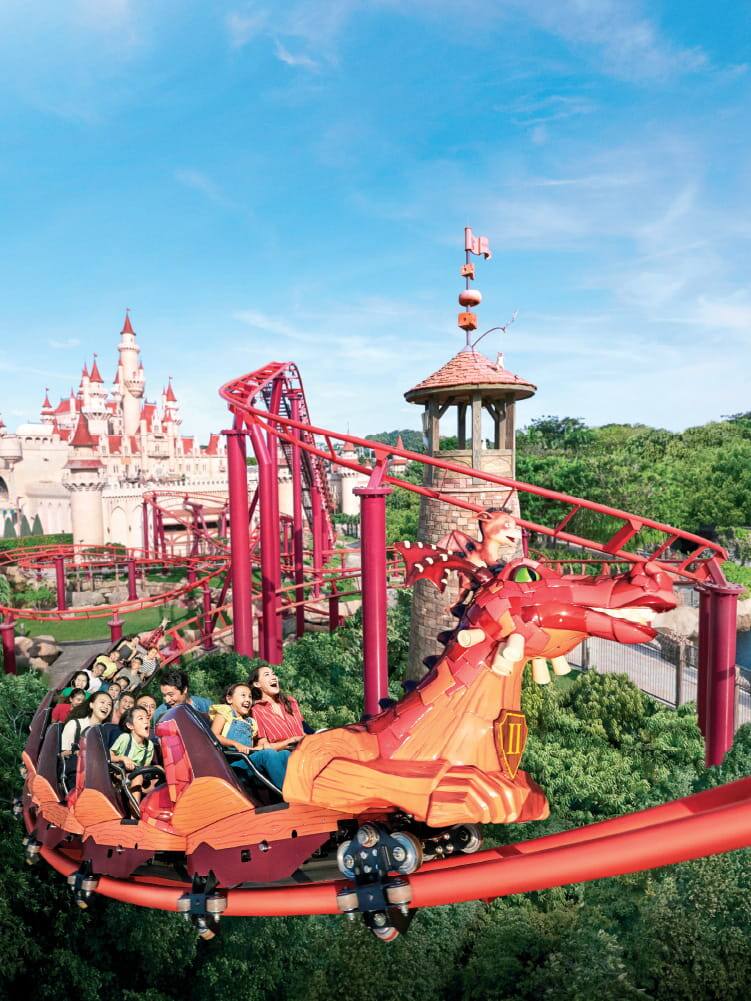 Enchanted Airways - Roller Coaster - Universal Studios Singapore