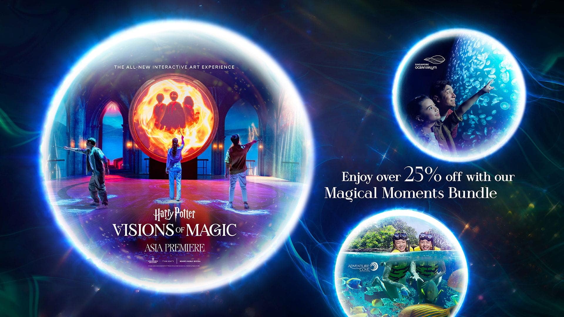 Harry Potter Visions of Magic - Resorts World Sentosa - 25% off Magical Moments Bundle
