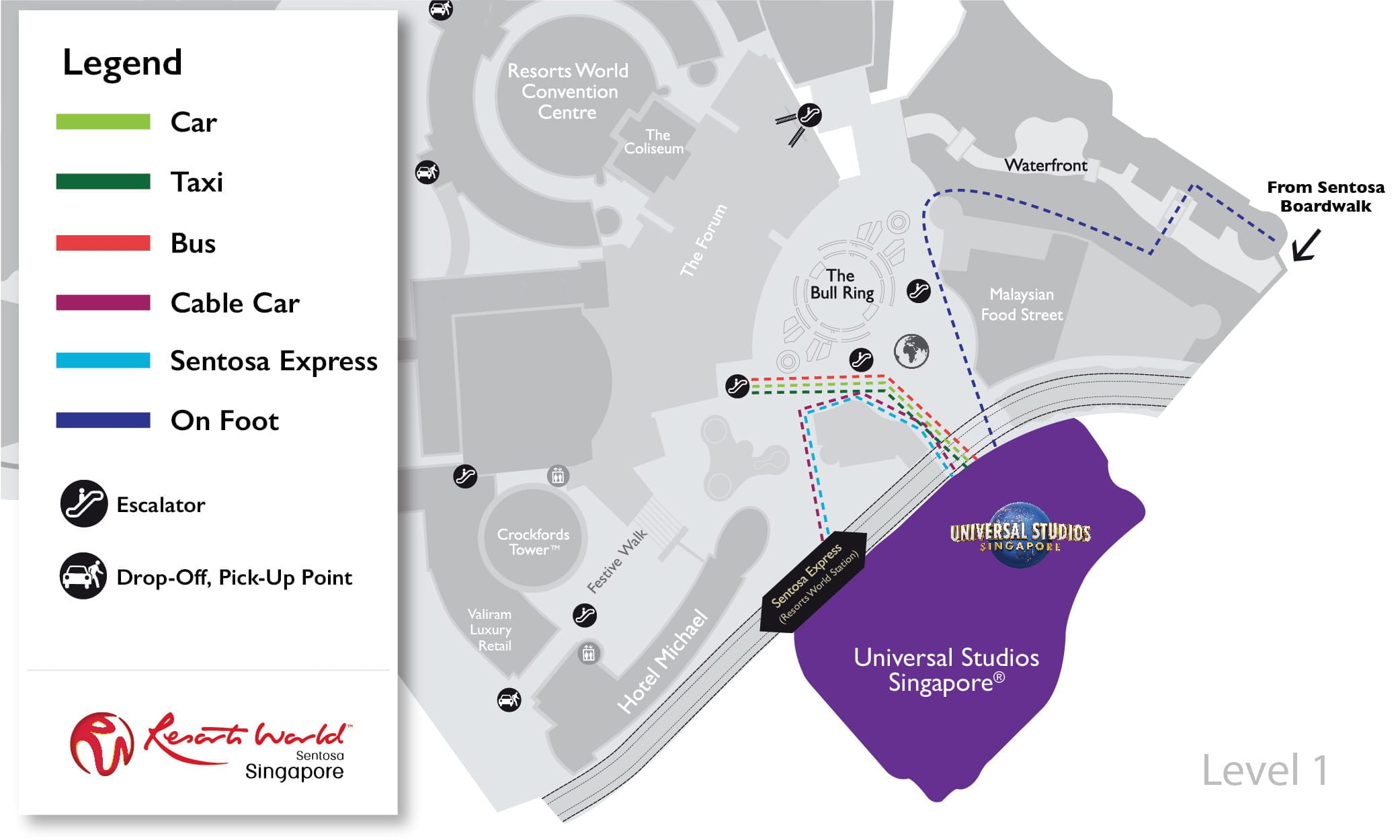 Universal Studios Singapore is Southeast Asia’s first 74 HowToGetTo-UniversalStudiosSingapore-Map-EN