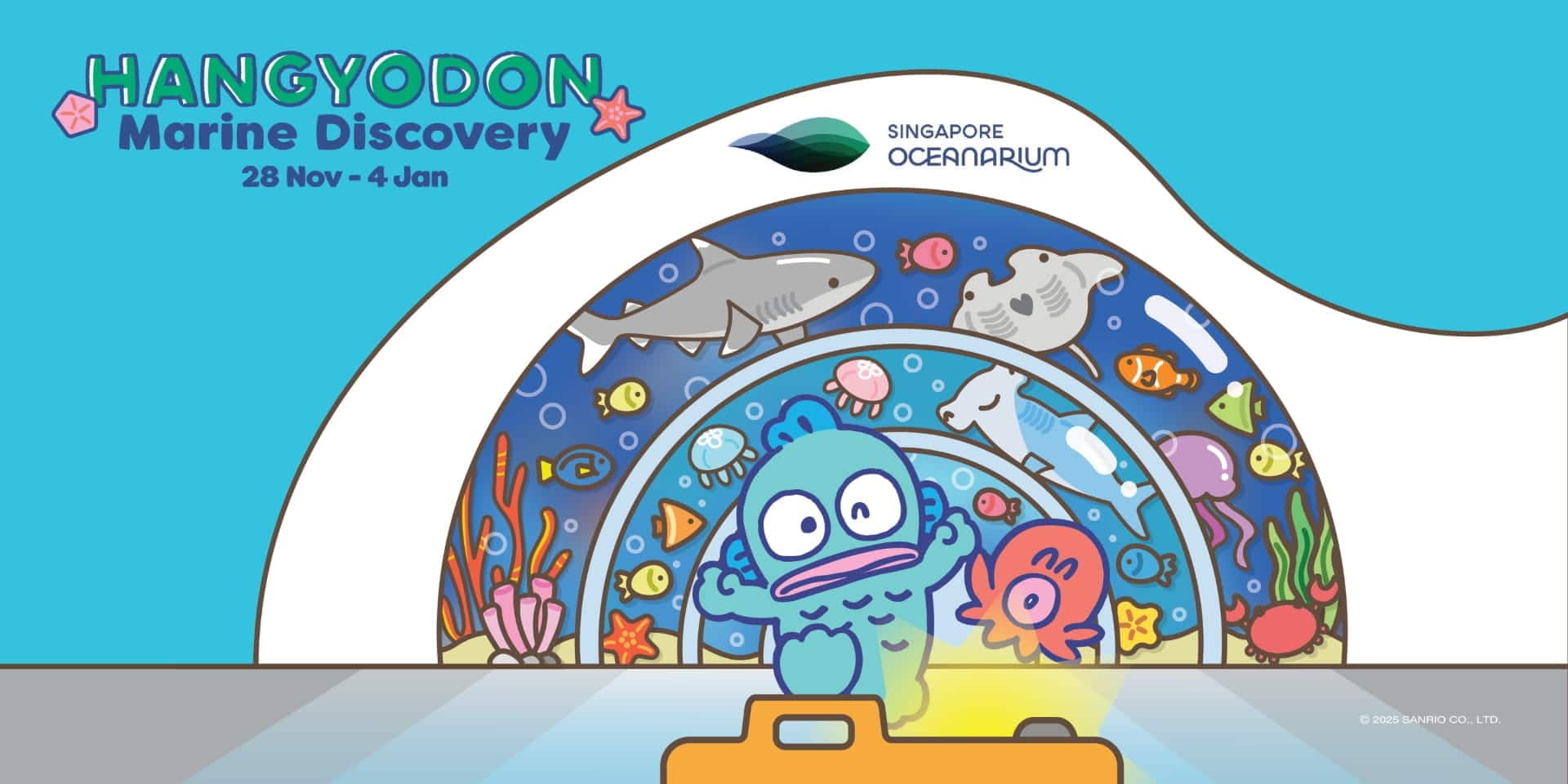 Singapore Oceanarium-hangyodon immersive experience