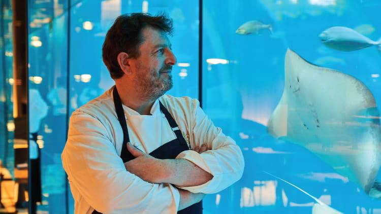 Chef Olivier Bellin at Ocean Restaurant