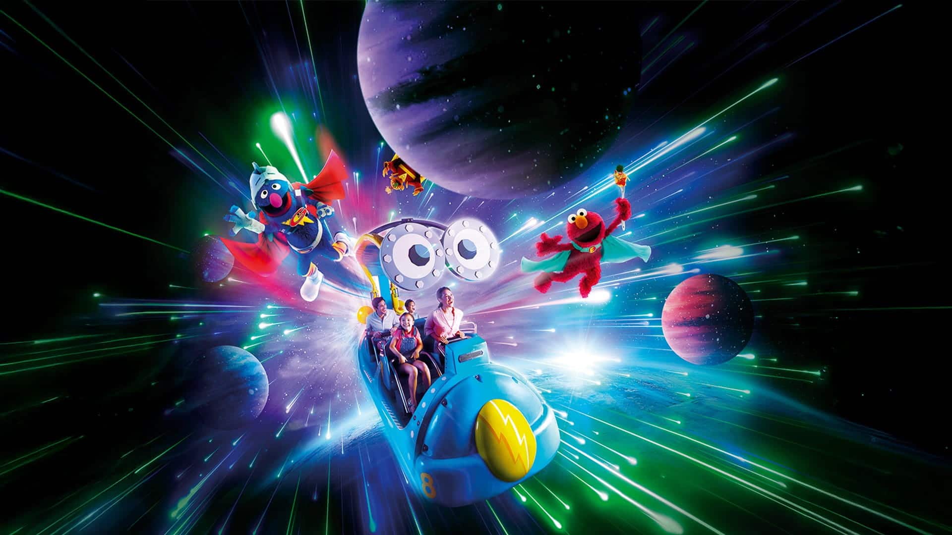 Universal Studios Singapore - Sesame Street Spaghetti Space Chase