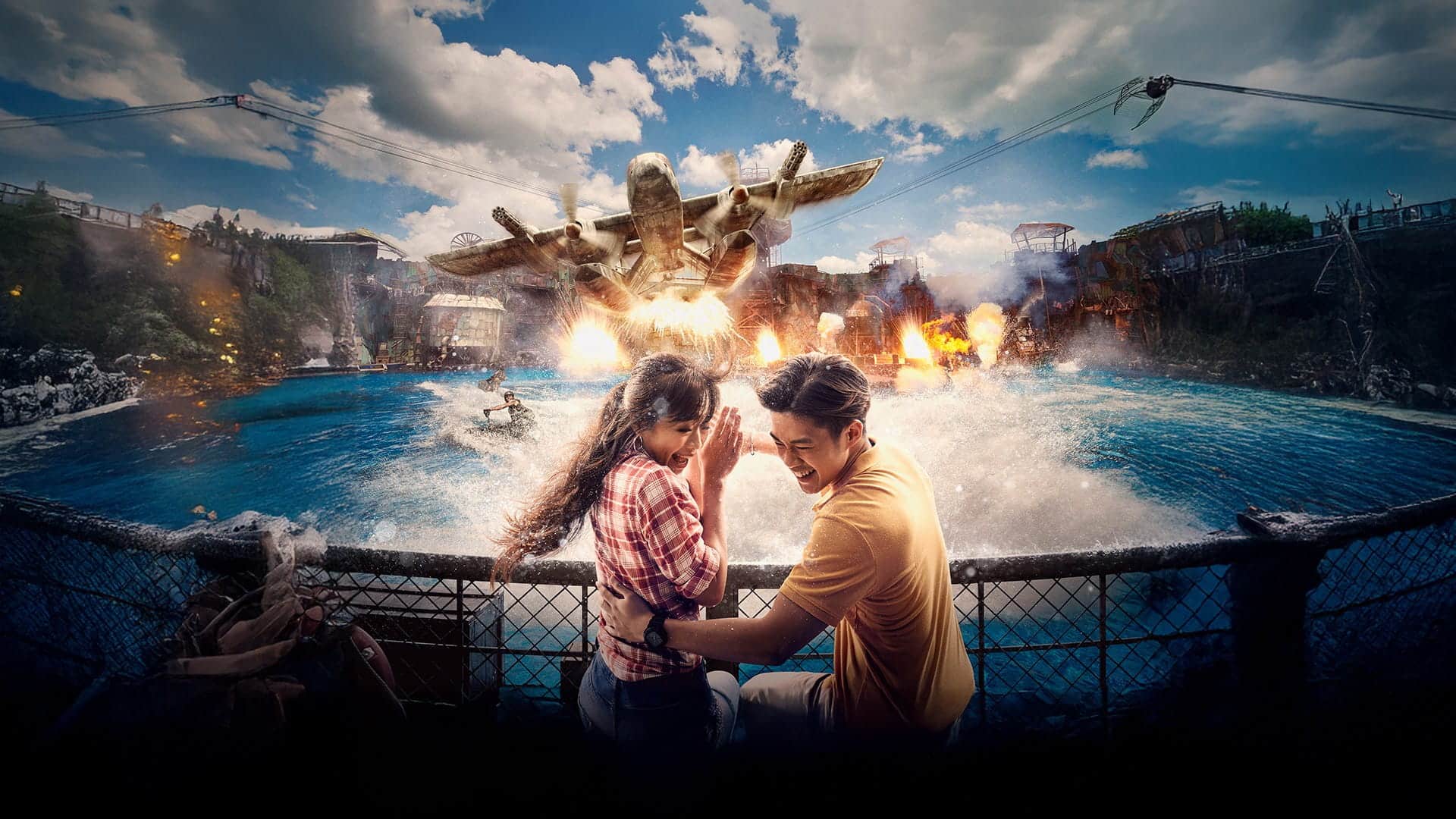 Universal Studios Singapore - Canopy Flyer