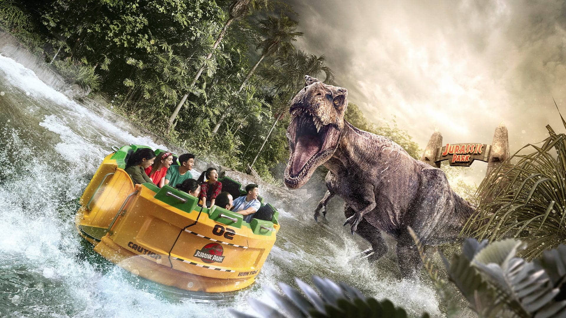 Universal Studios Singapore - Jurassic Park Rapids Adventure