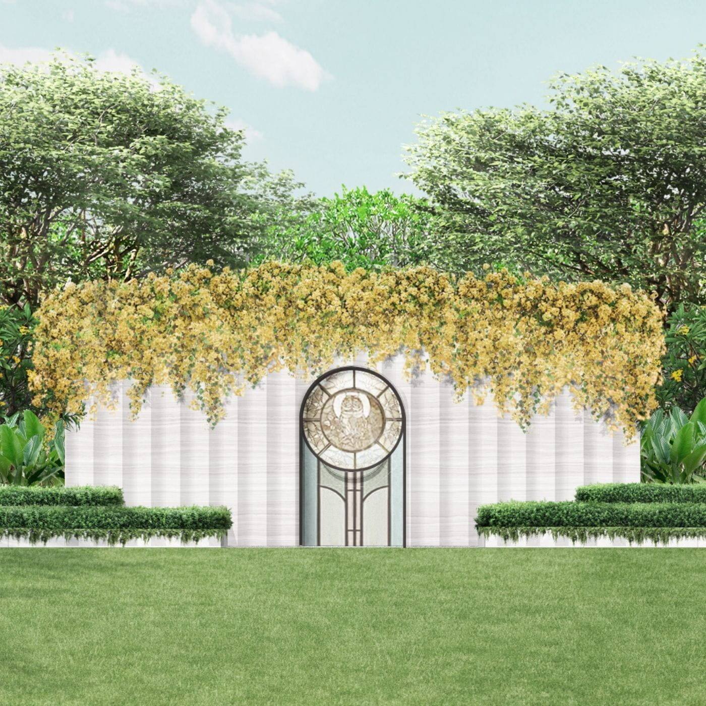 Hotel-The-Laurus-Events-Allamanda Courtyard Grid