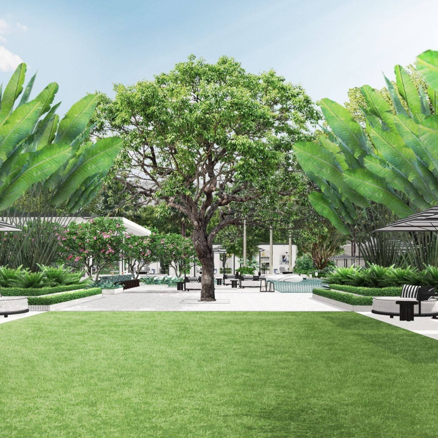 Hotel-The-Laurus-Events-Ixora Courtyard Grid