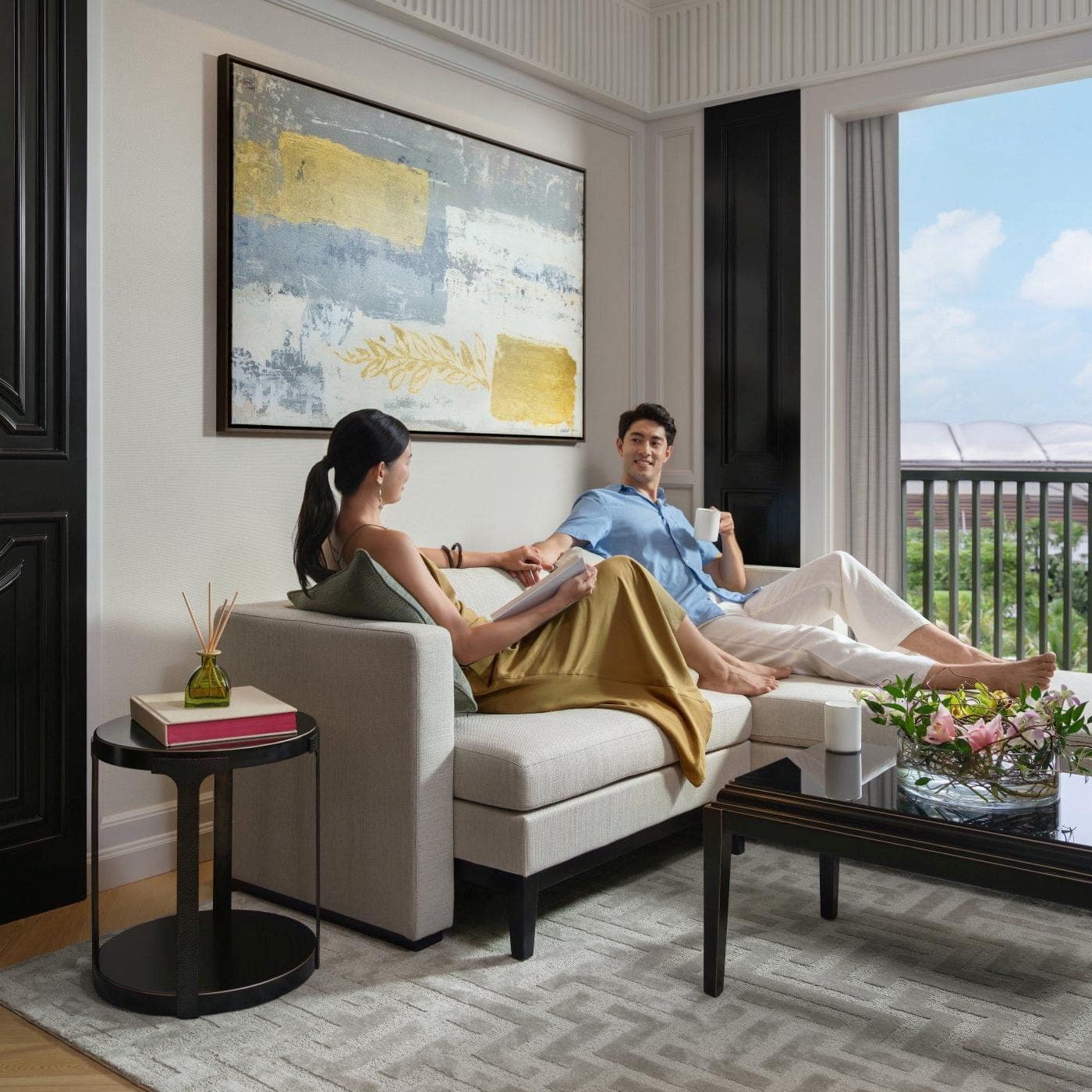 Premier Suite_Pool_Living Room