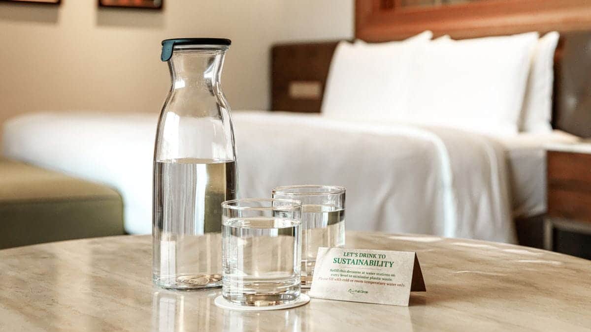 Sustainability - No single-use bottles